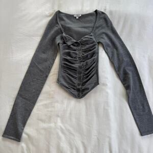 miaou sophie corset cardigan